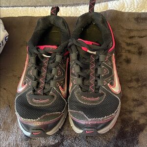 Nike Women's Athletic Shoes - Black and Pink Accents